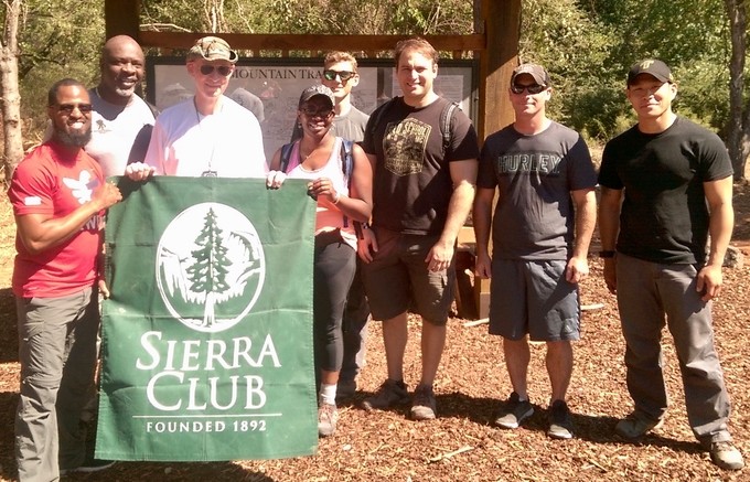 Sierra Club Georgia Chapter and Southeast Military Outdoors team