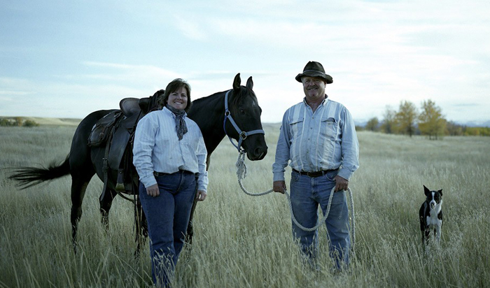 Jami & Rick Jarrett - Photo courtesy of Crazy Mountain Cattle Company