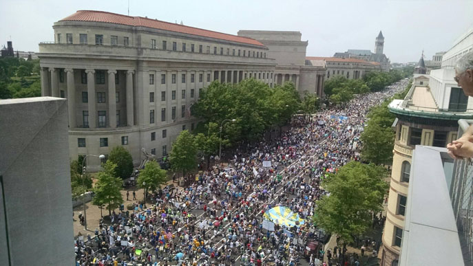 People's Climate March on Pennsylvania Avenue