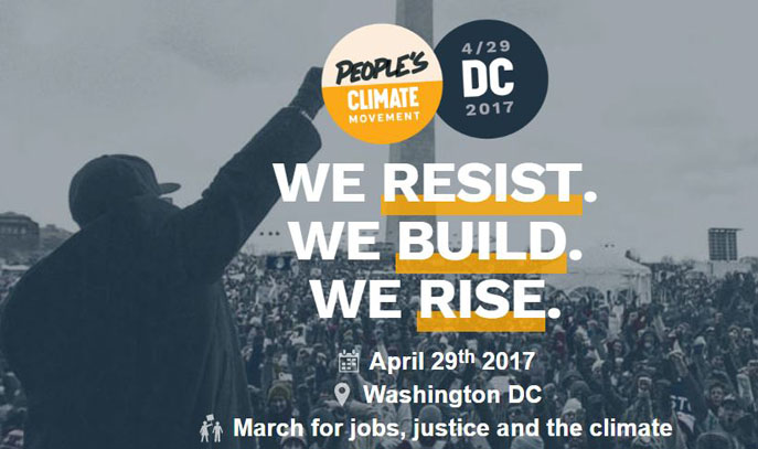 People's Climate Movement - We Resist, We Build. We Rise.