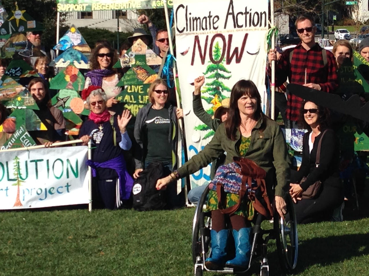 Sonoma Group at the climate march.