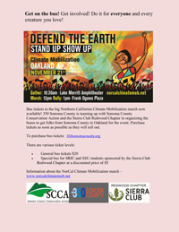 flyer for climate march