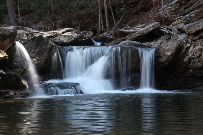 Waterfalls in the Talladega National Forest