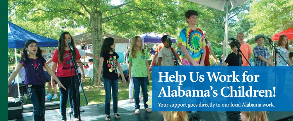 Help us work for Alabama's Children