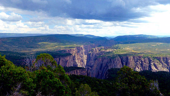 Black Canyon of the Gunnison from Green Mountain