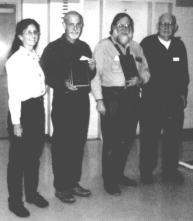 Diane Albright, Jim Rhodes, George Behrens, and ExCom Chair Del Johnson