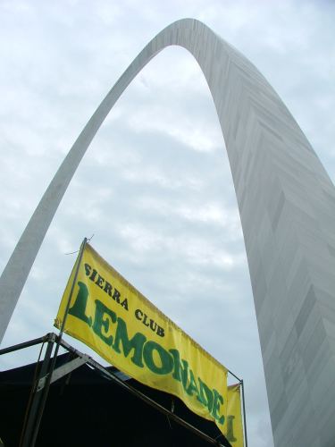 The Lemonade Brigade Under the Arch at Fair St. Louis