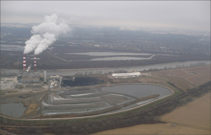 Edwards Power Plant from the Air