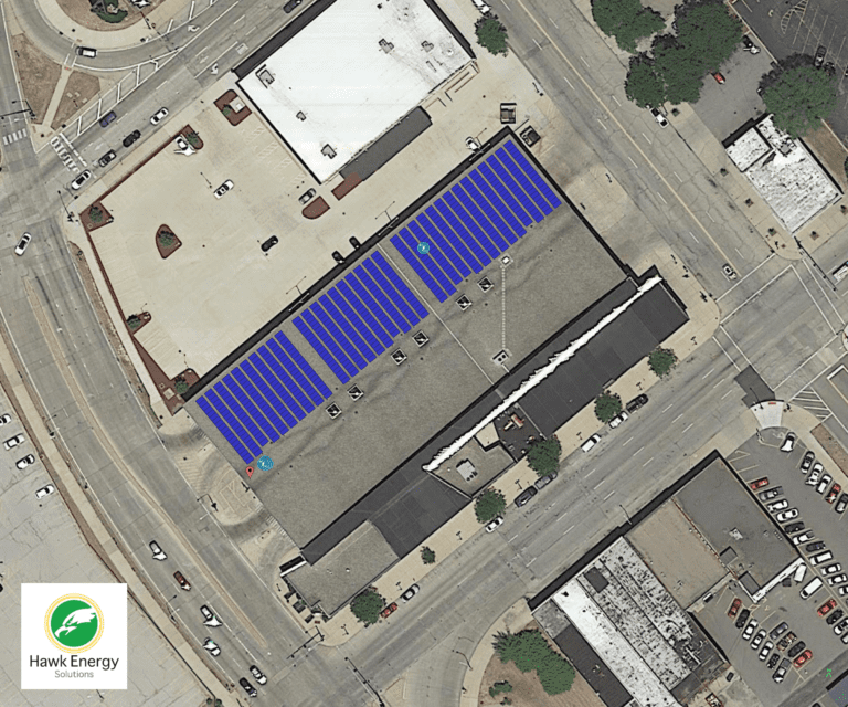 CityLink Transit Center solar panel site plan