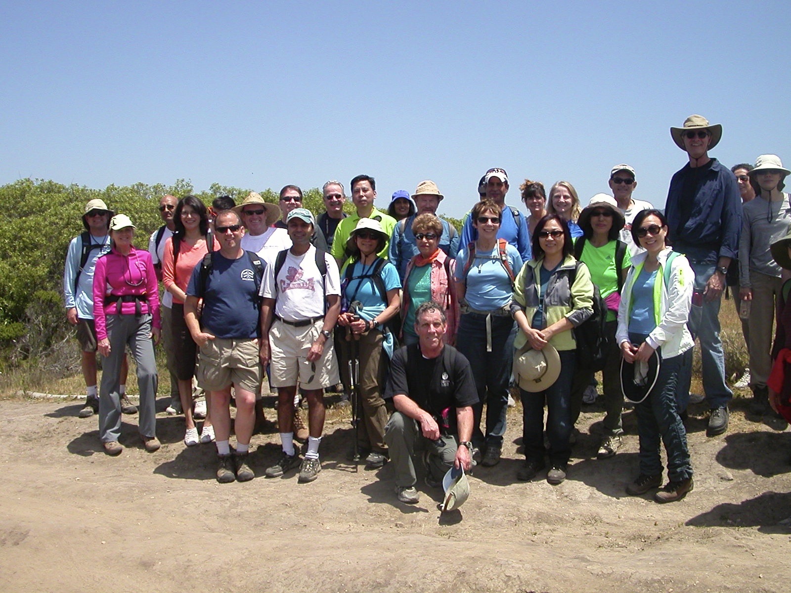 Peninsual Regional Group Hikers at Half Moon Bay