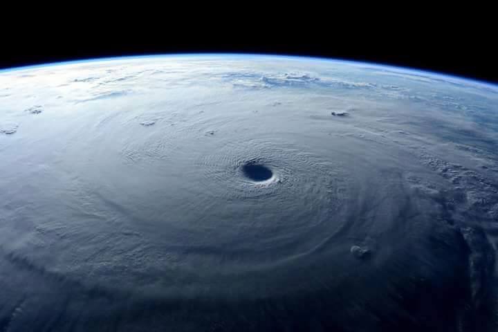 Hurricane from space