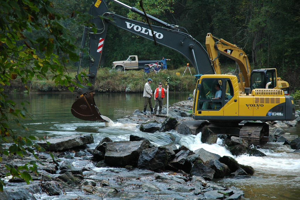 Dam Removal Construction