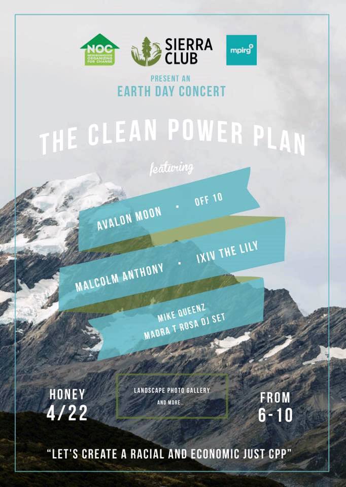 Clean Power Plan - Earth Day Concert