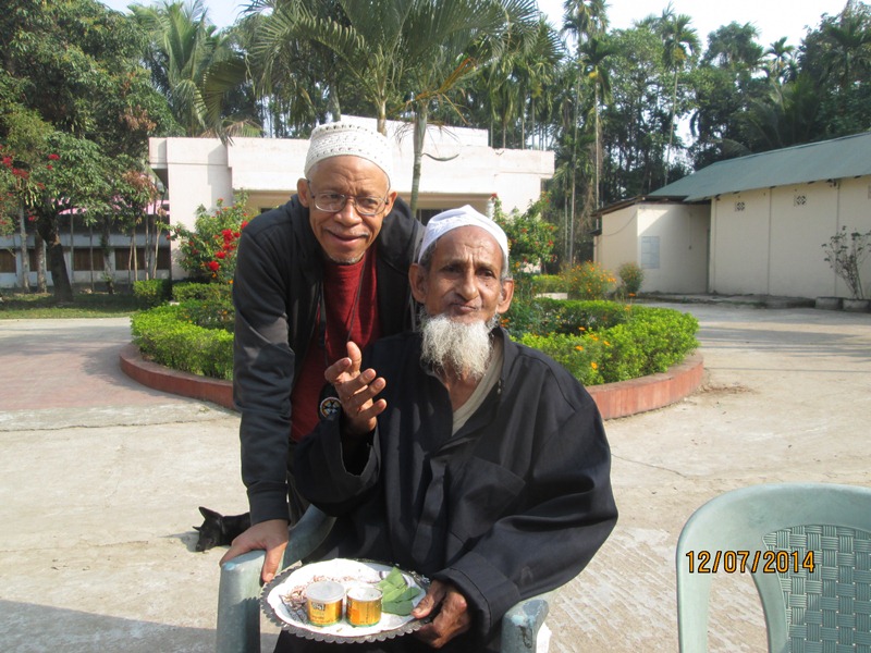 Louis with an Elder in Moulvibazar
