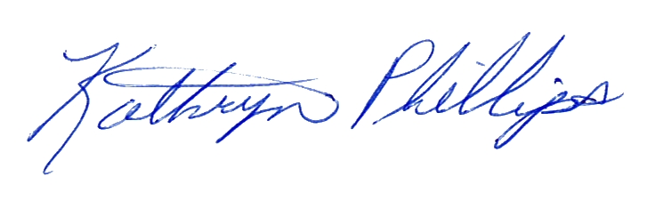 Kathryn Phillips signature