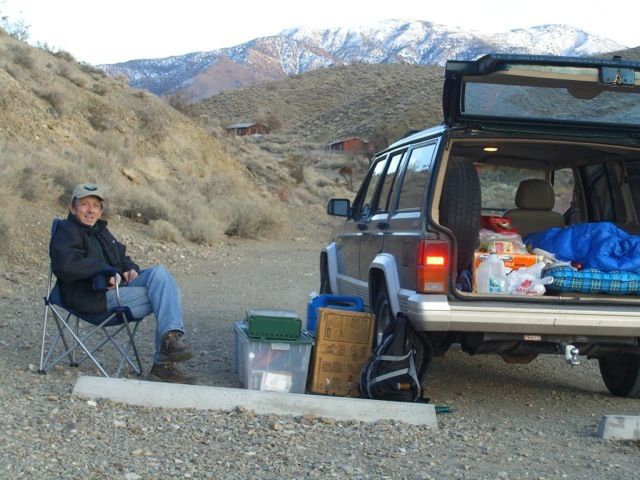 Camping in the Panamints in Death Valley NP
