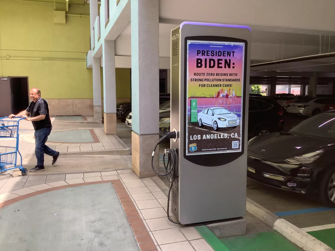 EV Charging Ad in Santa Monica 