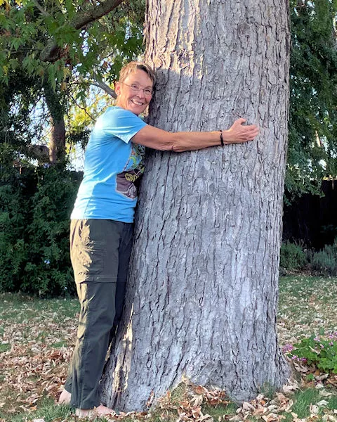 Chris Benz and tree