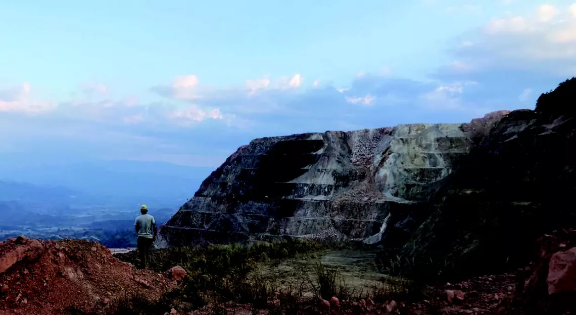 Canadian-based company Aura Minerals’ open-pit gold mine near the Azacualpa community in Honduras. Photo credit: Minnesota Center for Environmental Advocacy