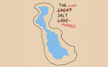 shrinking Great Salt Lake