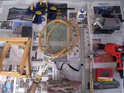 tennis racket table materials