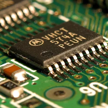 Computer Chip, circuit board