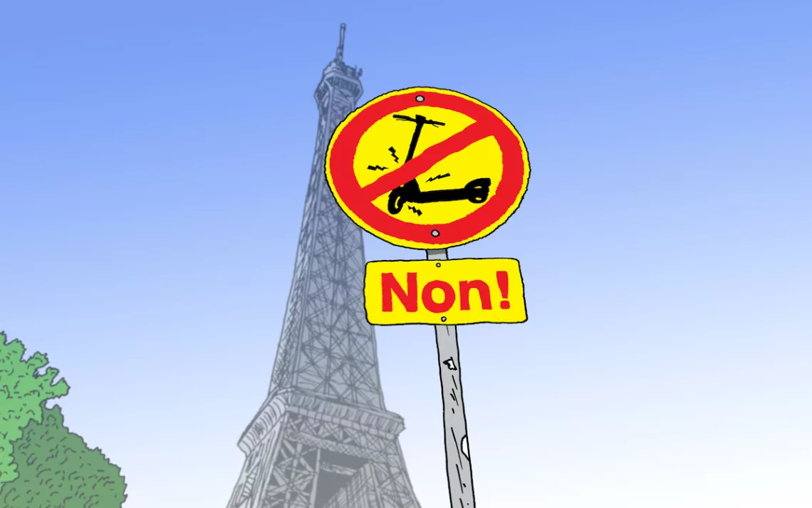 No Scooters in Paris