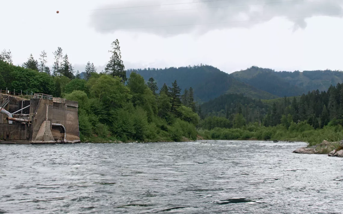The Rogue River restored after demolition of the Savage River Dam in Oregon