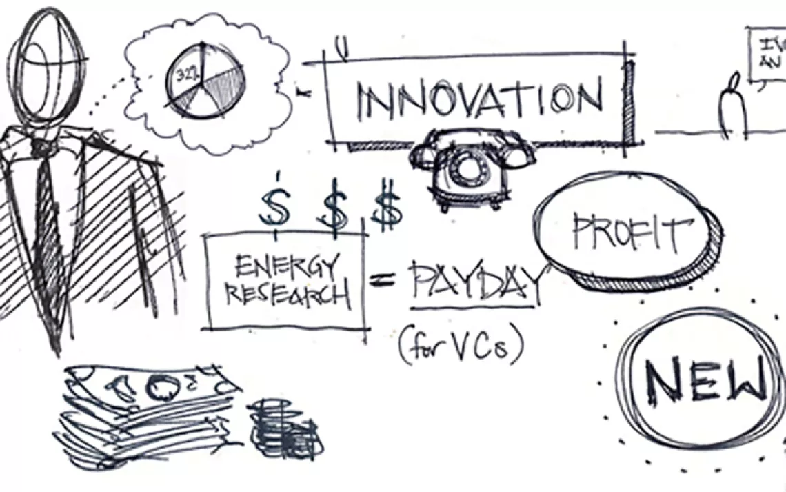 Illustrations about clean energy investing