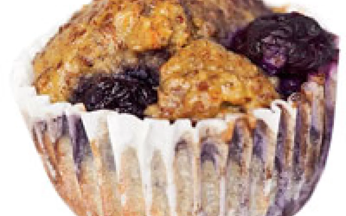 Antioxidant-Rich Blueberry Mini Muffins