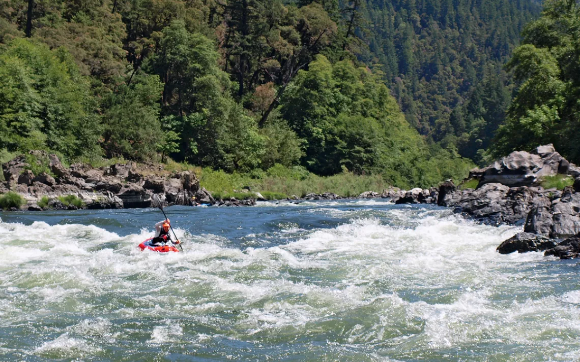 Rafting on the Rogue River in Oregon
