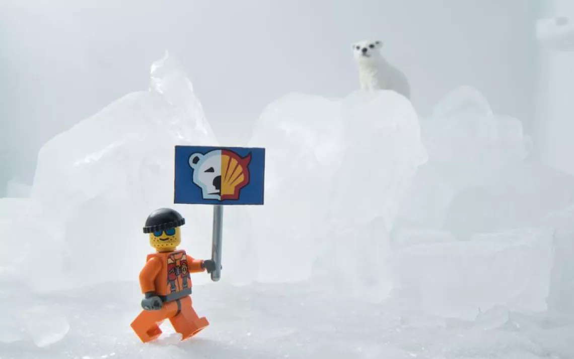 Greenpeace takes on Lego's partnership with Shell.
