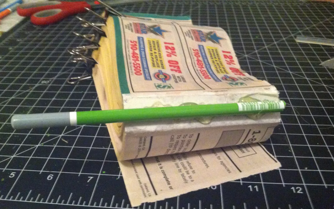 Phone Book  Pencil Holder Step 3