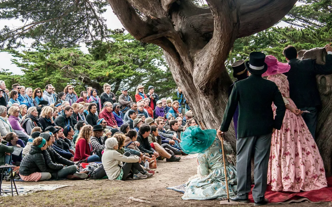 We Players stages a 2015 production of Ondine at a San Francisco park.