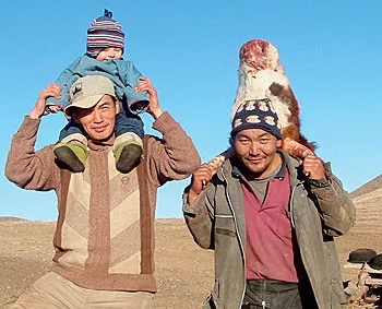 mongolian herders