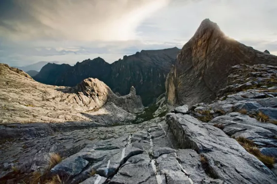 Some believe Kinabalu derives from aki nabalu, meaning "place of the dead" in a language spoken by the Kadazan-Dusun people of Malaysian Borneo.
