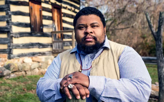 Michael Twitty, founder of Afroculinaria, a food blog that documents African American historic foodways and their legacy