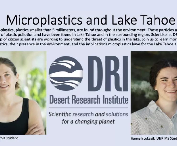 Microplastics and Lake Tahoe