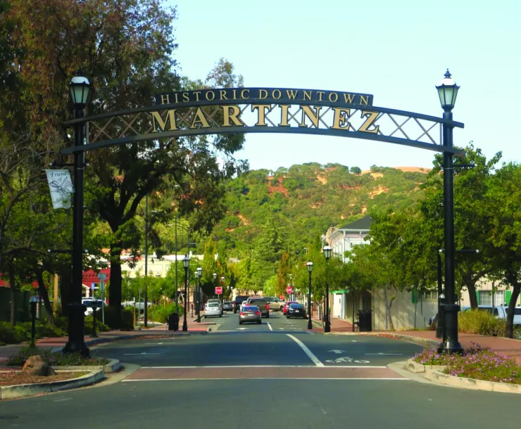 City of Martinez sign