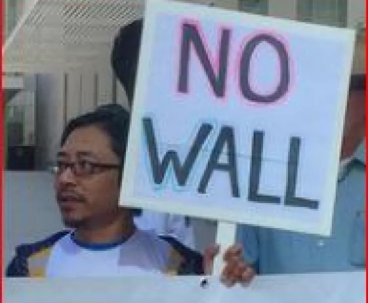 No Wall Protest.JPG