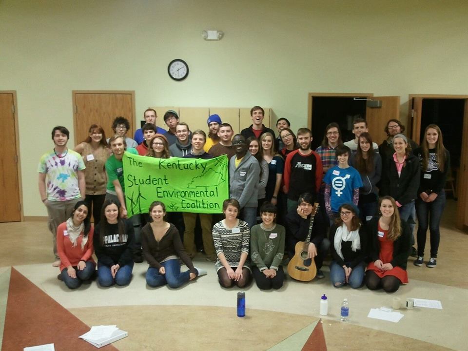 Youth participants in The Kentucky Environmental Student Coalition 