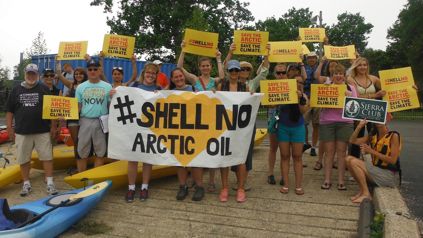 Shell No, Arctic, Chicago, Sierra Club, Kayak, Kayaktivist