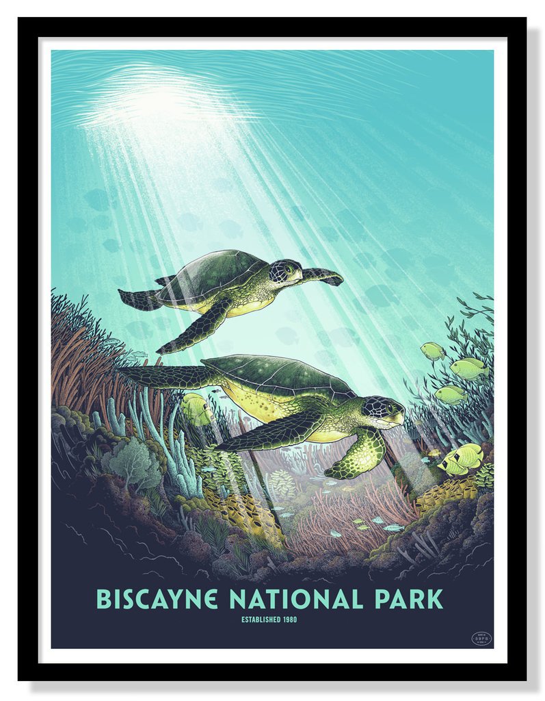 Key Biscayne National Park Poster