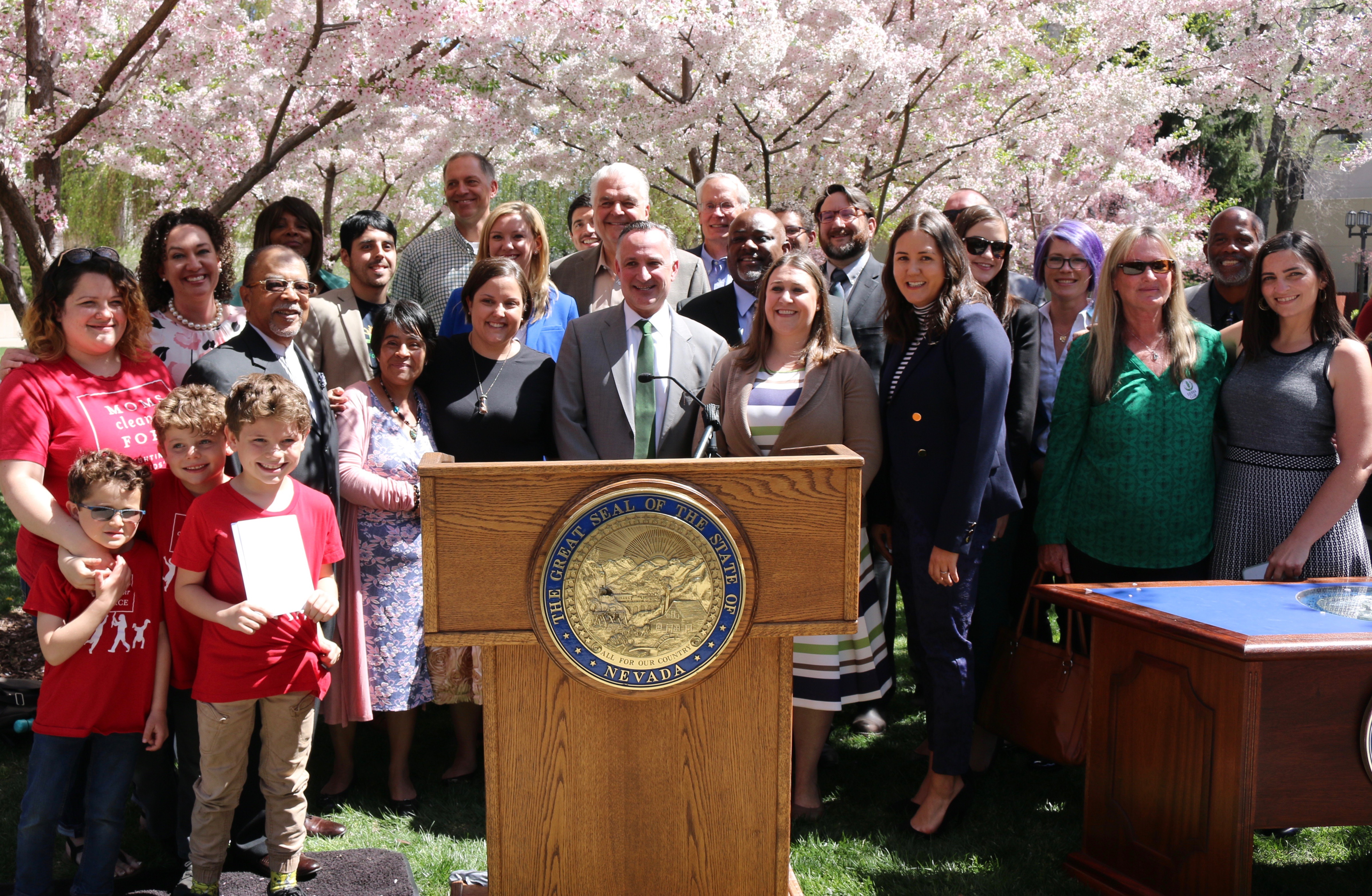 Nevada Governor Steve Sisolak signed Senate Bill 358 on Earth Day