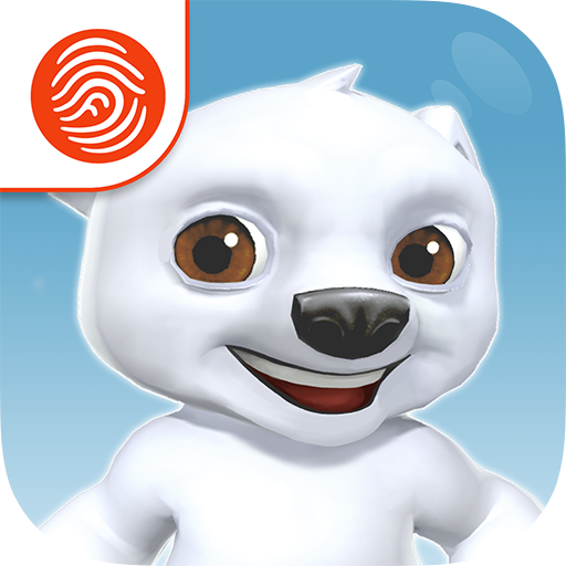 Koda the polar bear, of Cool the Earth's new mobile app, Koda Quest.