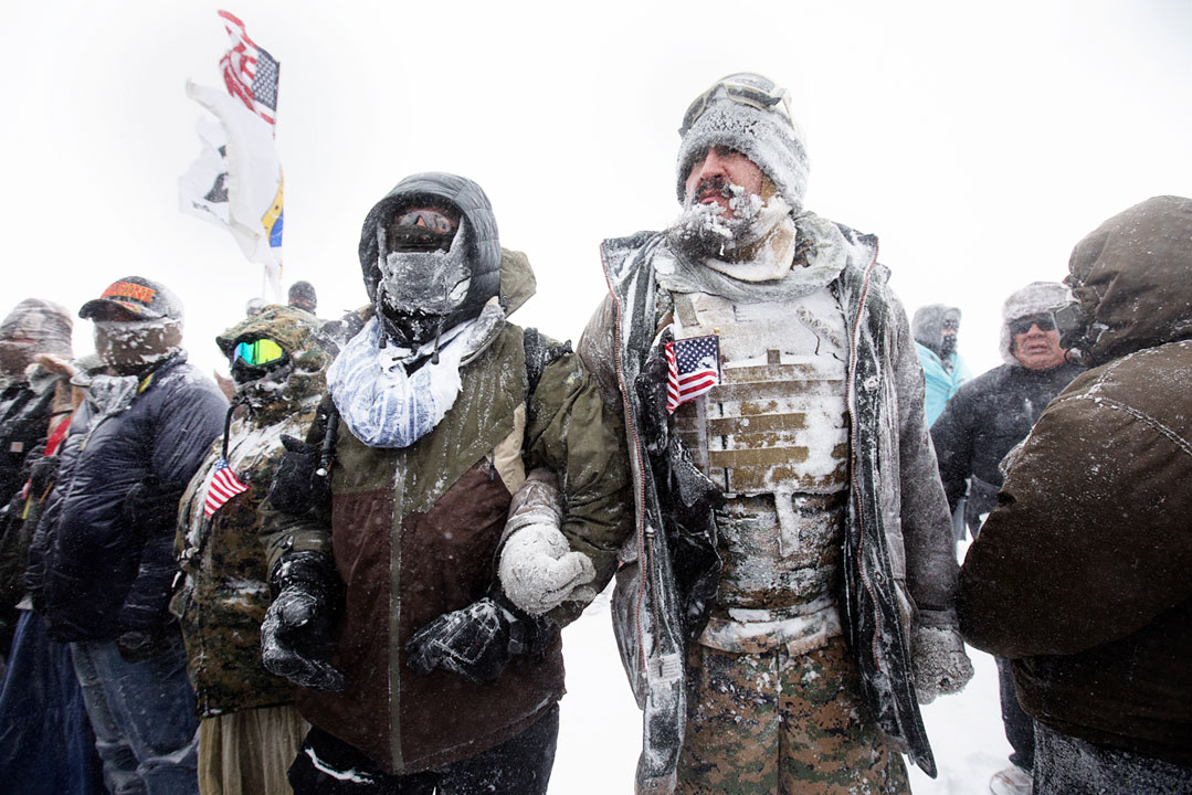 Veterans at Standing Rock