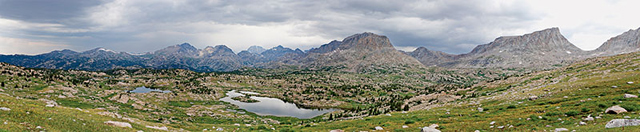 In Wyoming's Bridger-Teton National Forest, the Continental Divide Trail offers a broad vista of the Wind River Range.