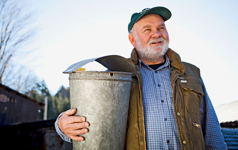 'Old Vermonter' Burr Morse of Morse Farm Maple Sugarworks | Photo by Corey Hendrickson