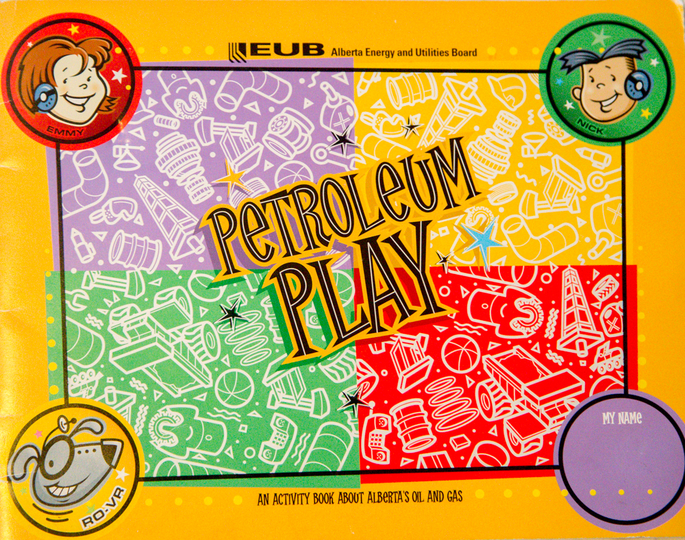 "Petroleum Play," an activity book from the Alberta Energy and Utilities Board