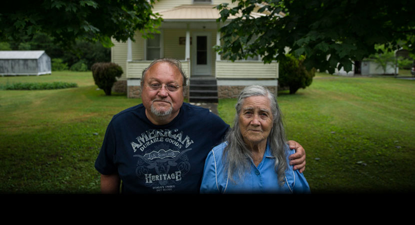 Lindytown, West Virginia, was once home to dozens of families, many with roots dating back generations. In 2008, residents started moving away because of a nearby mine. Today, only one original family remains: Roger Richmond and his mother, Quinnie. | Ami